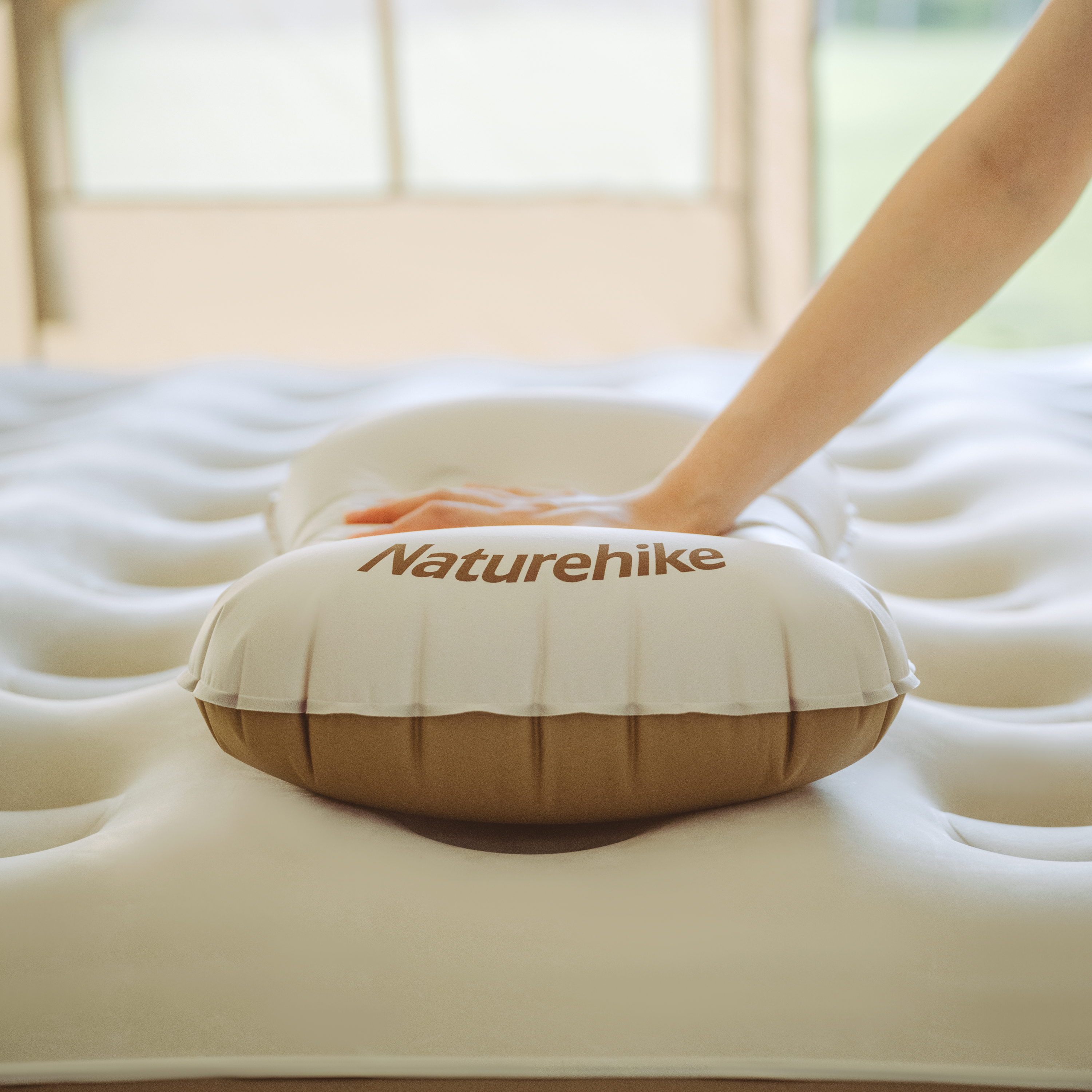 Naturehike ultralehký TPU polštářek  110g - oranžový